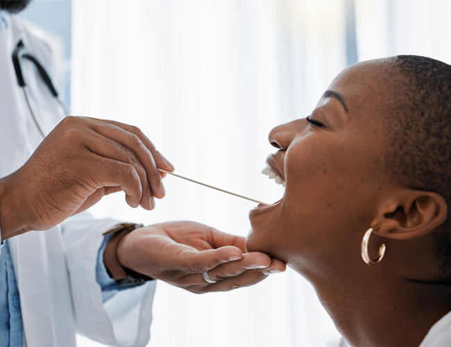 oral cancer screening exam in Austin TX