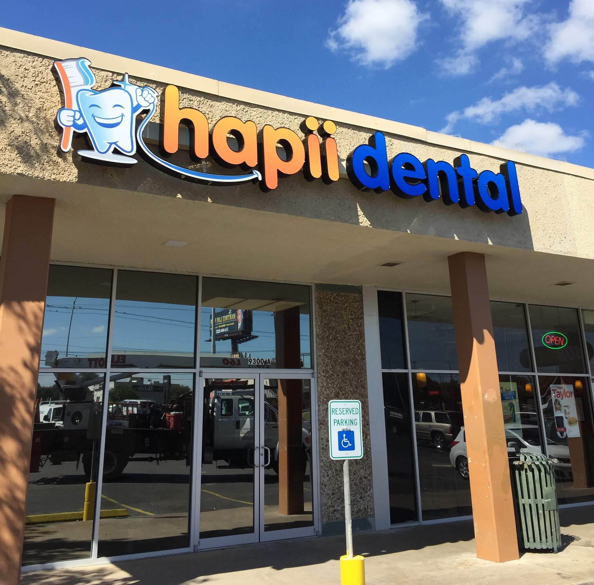Modern dental office in Austin TX at Hapii Dental providing comfortable family and emergency dental care